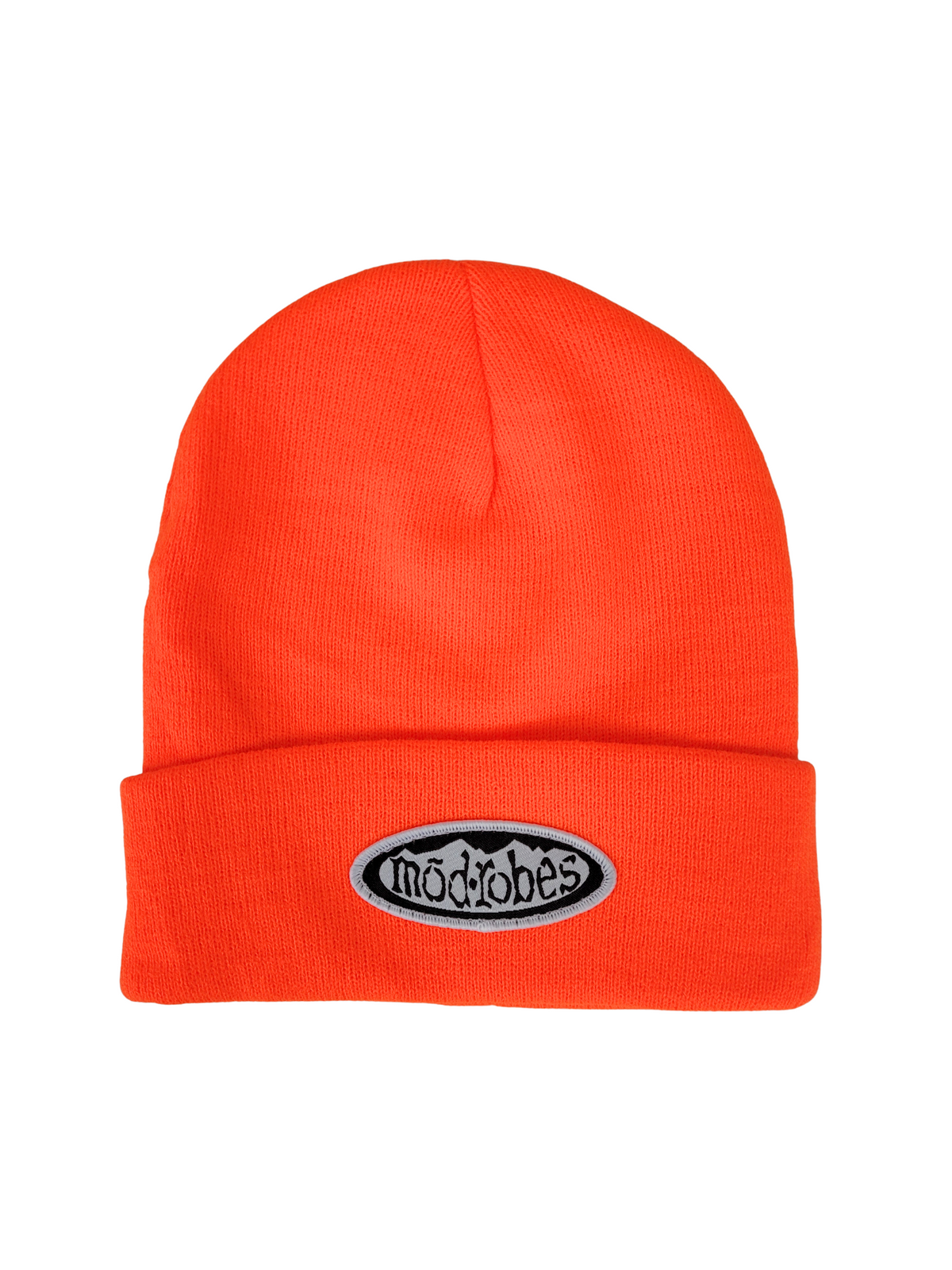 The Modrobes Patch Beanie - Neon Orange