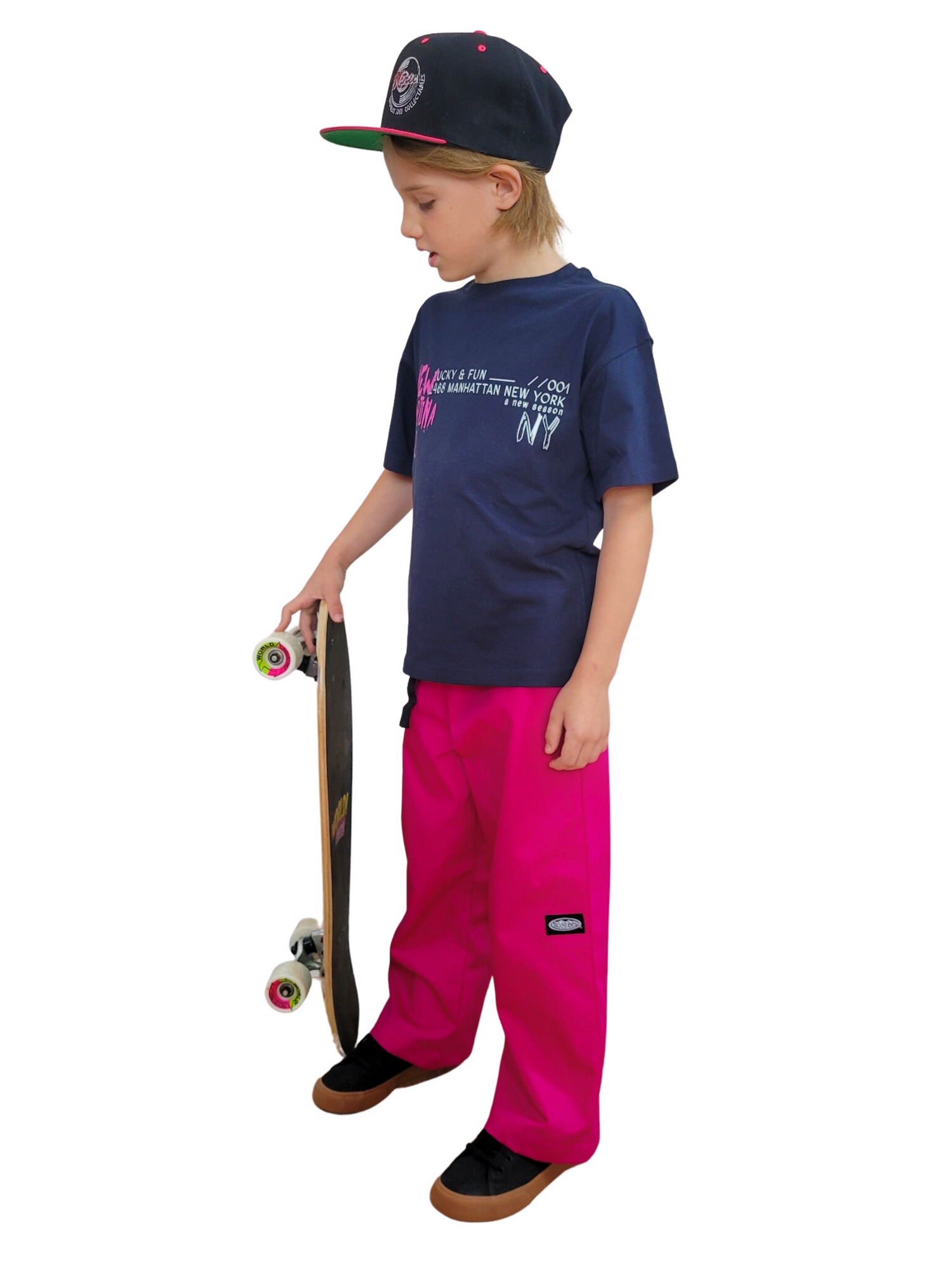 Kids Fuchsia Pink Original Lounge Pants