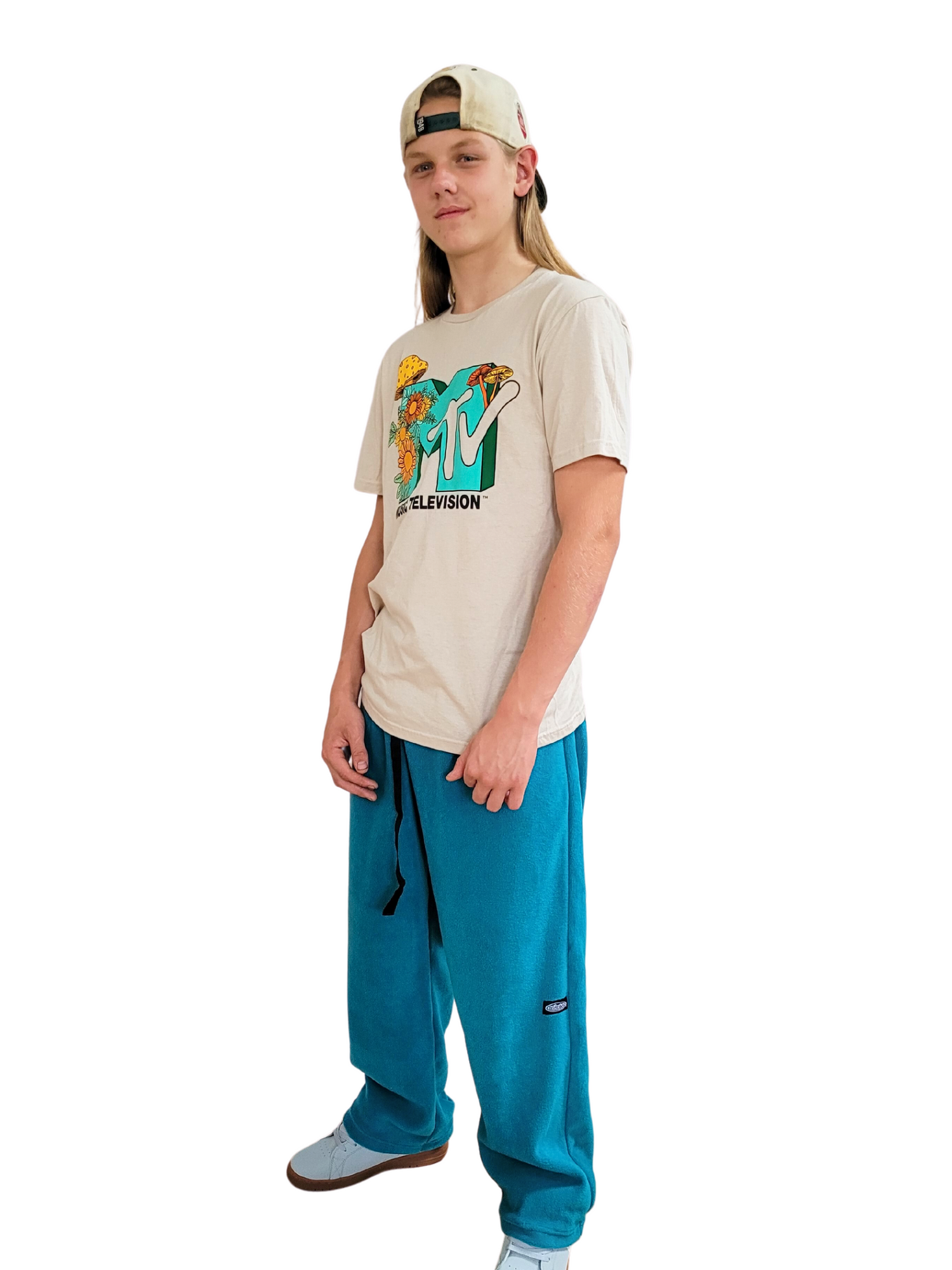Adult Teal Fleece Pants