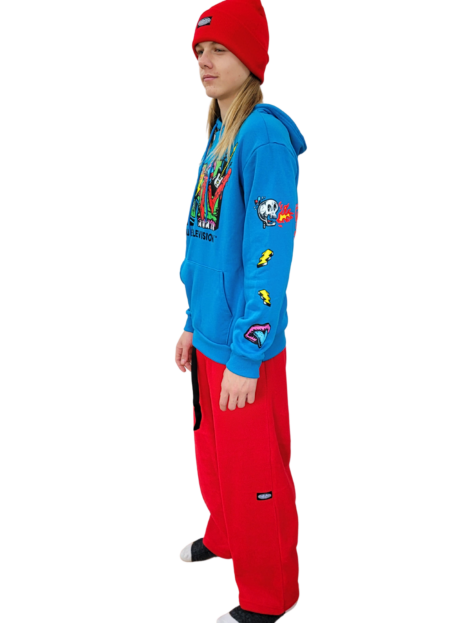 Adult Red Fleece Pants
