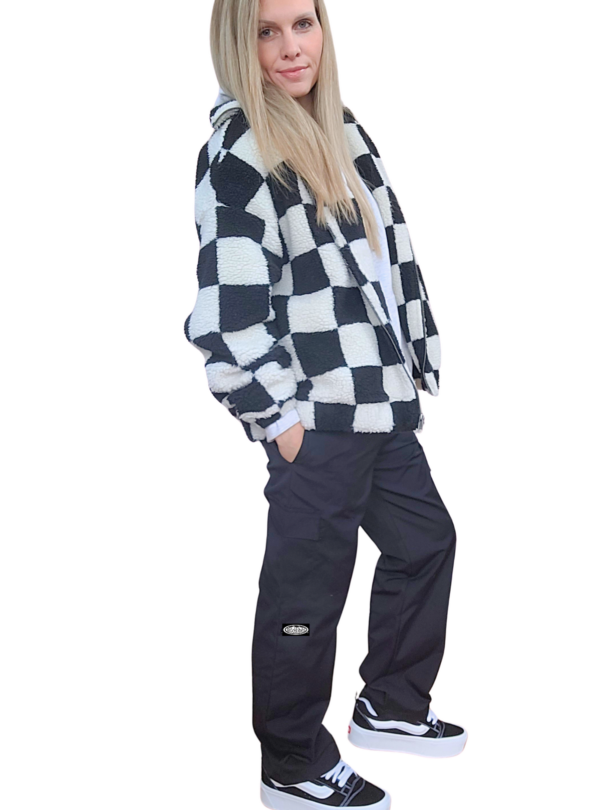 Adult Black Cargo Pants