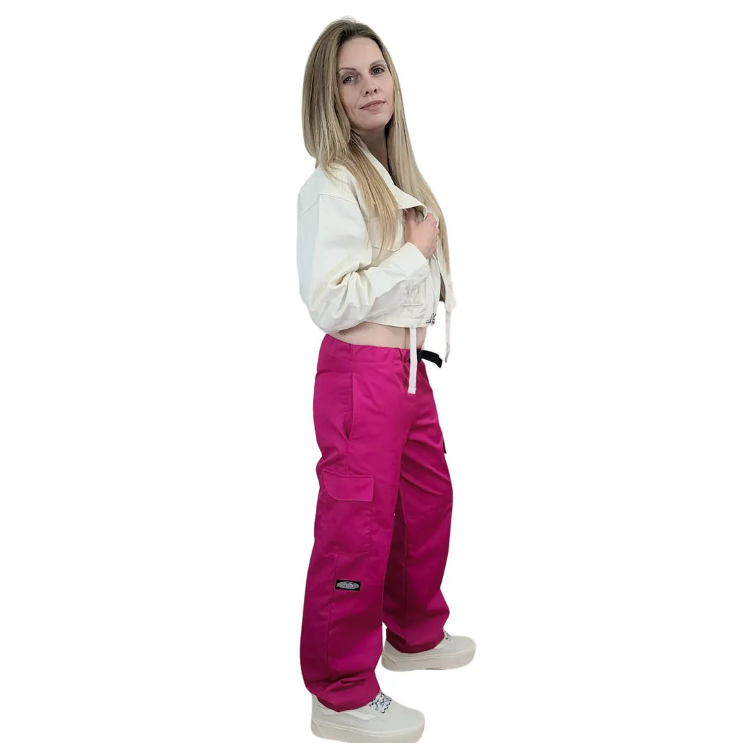 Adult Pink Cargo Pants