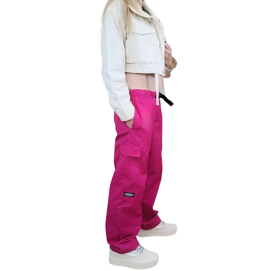 Adult Pink Cargo Pants