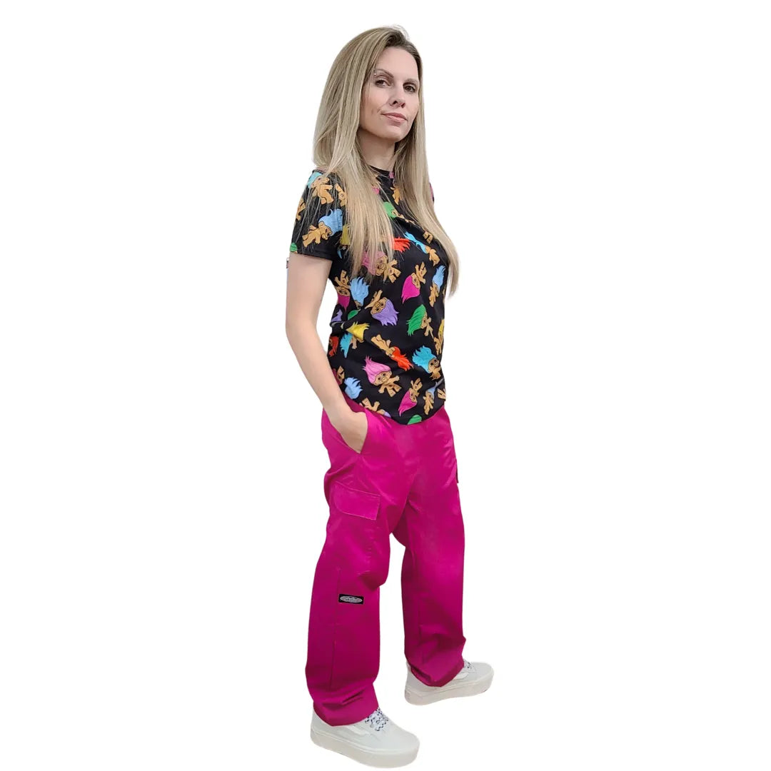 Adult Pink Cargo Pants