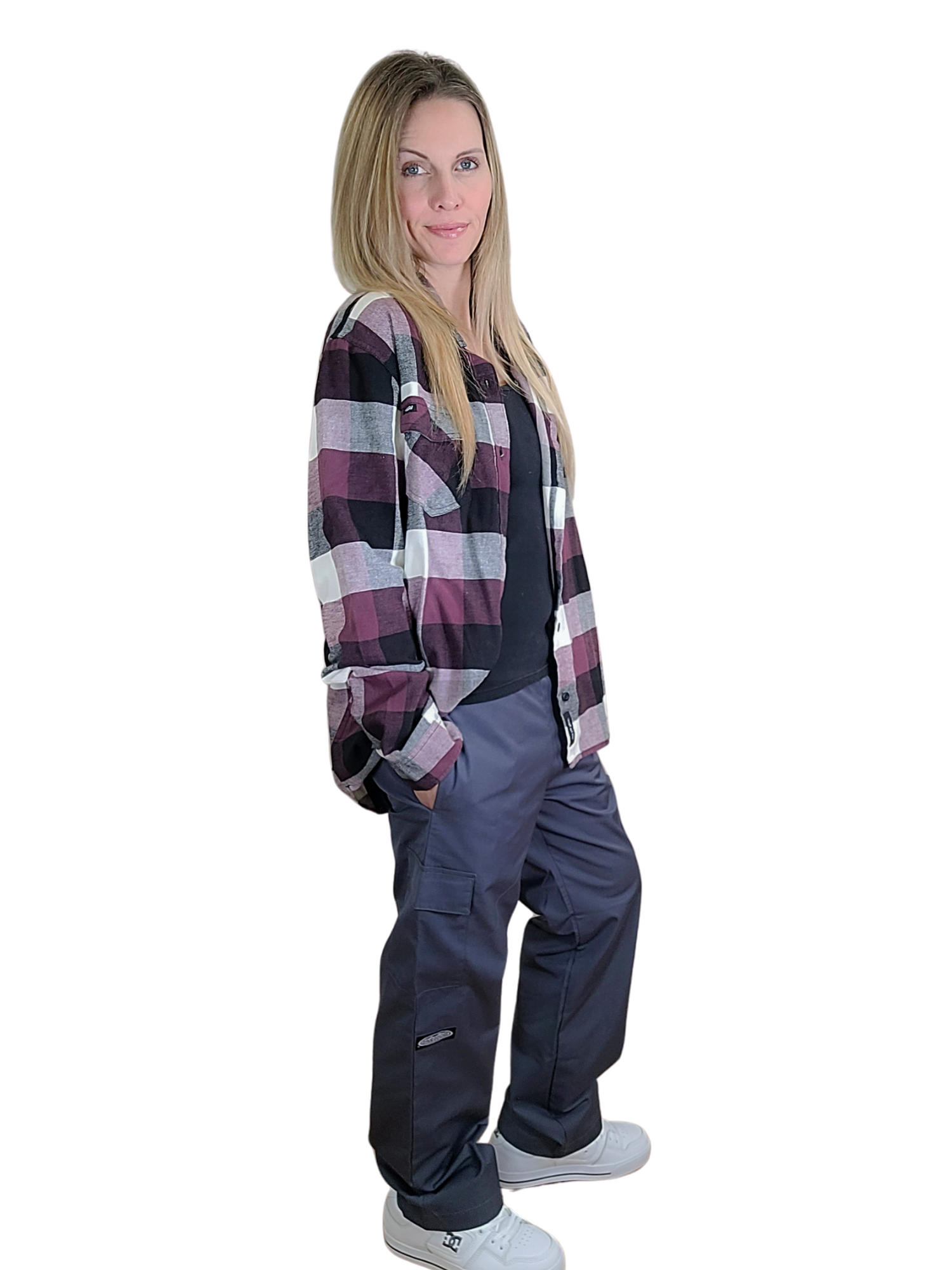 Adult Charcoal Grey Cargo Pants