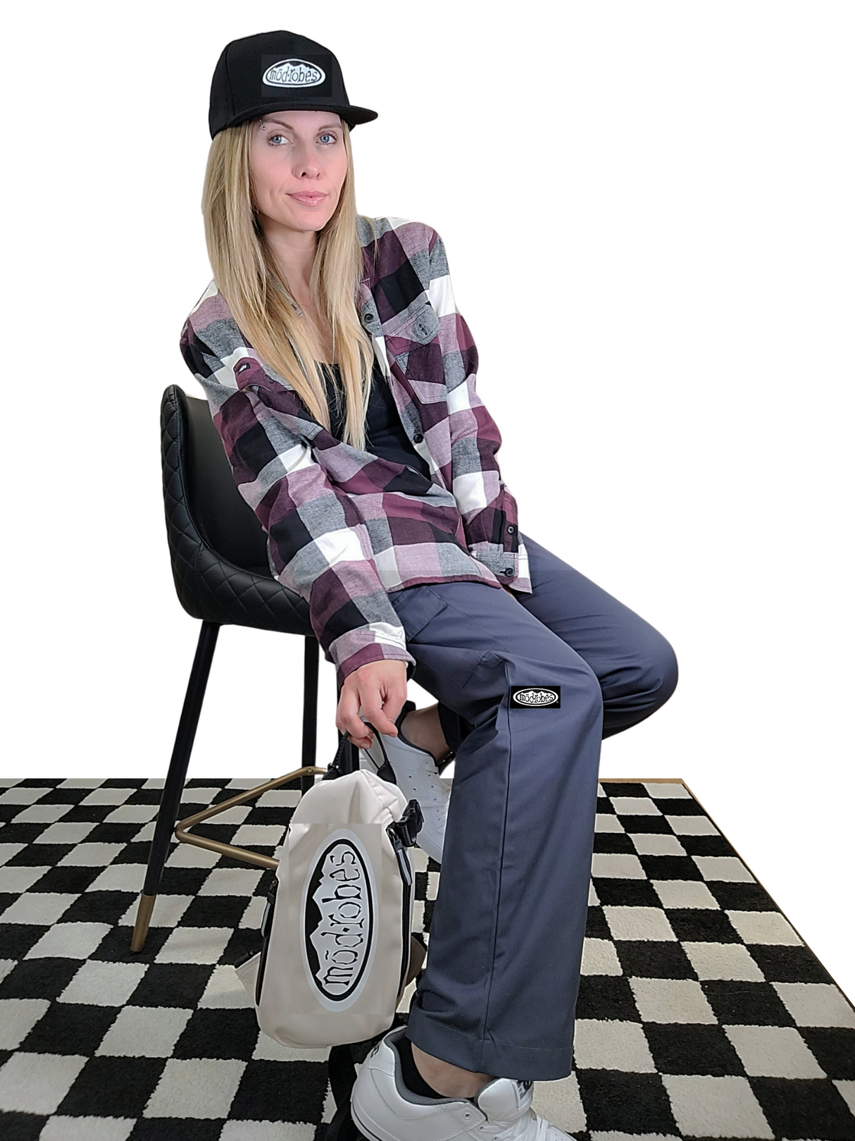 Adult Charcoal Grey Cargo Pants