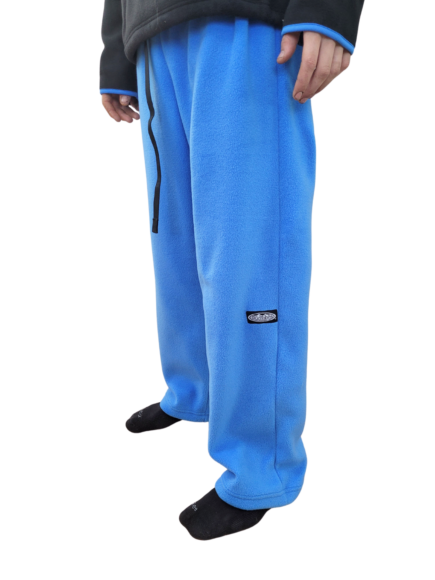 Adult Azure Blue Fleece Pants
