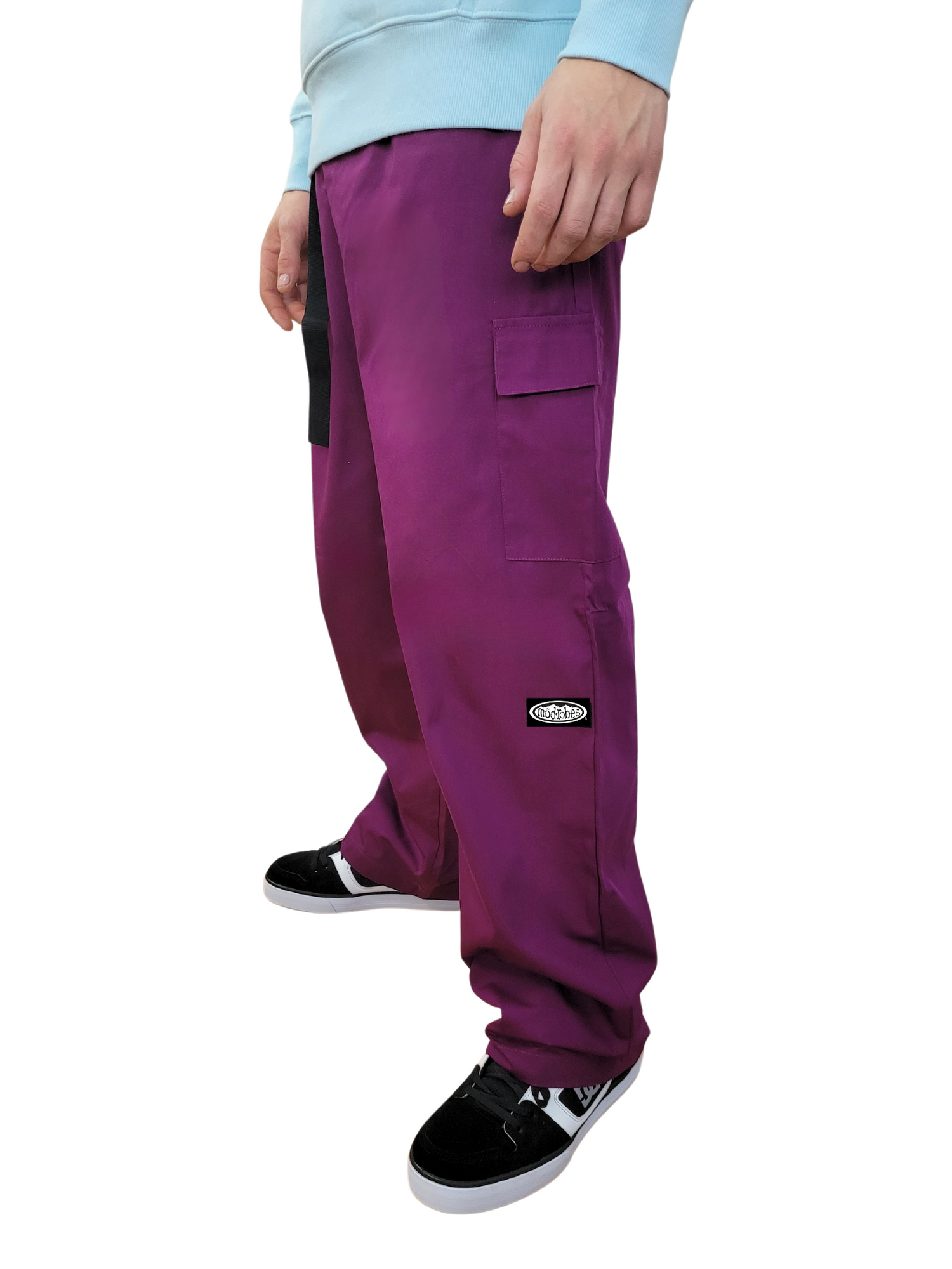 Adult Deep Purple Cargo Pants