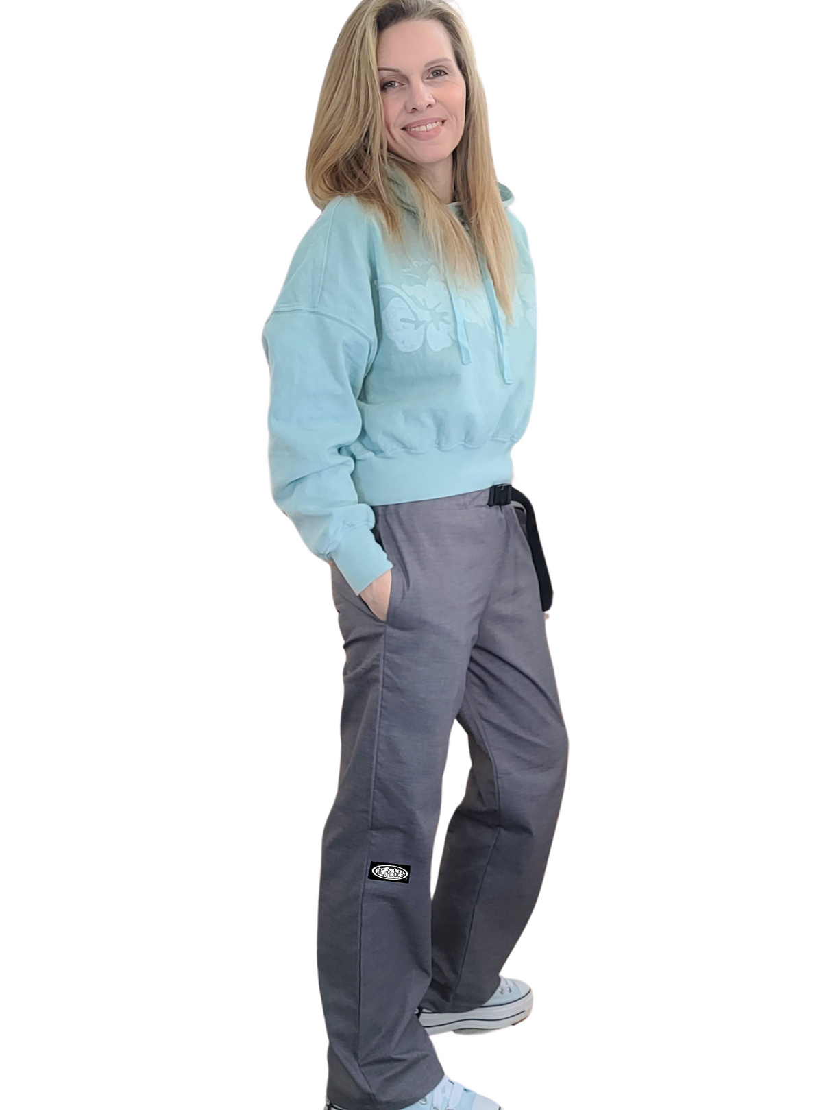 Adult Heather Grey Original Lounge Pants + Side Pockets