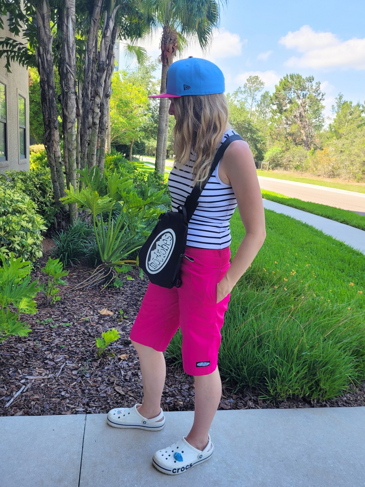 Fuchsia Pink Modrobes 22" Shorts