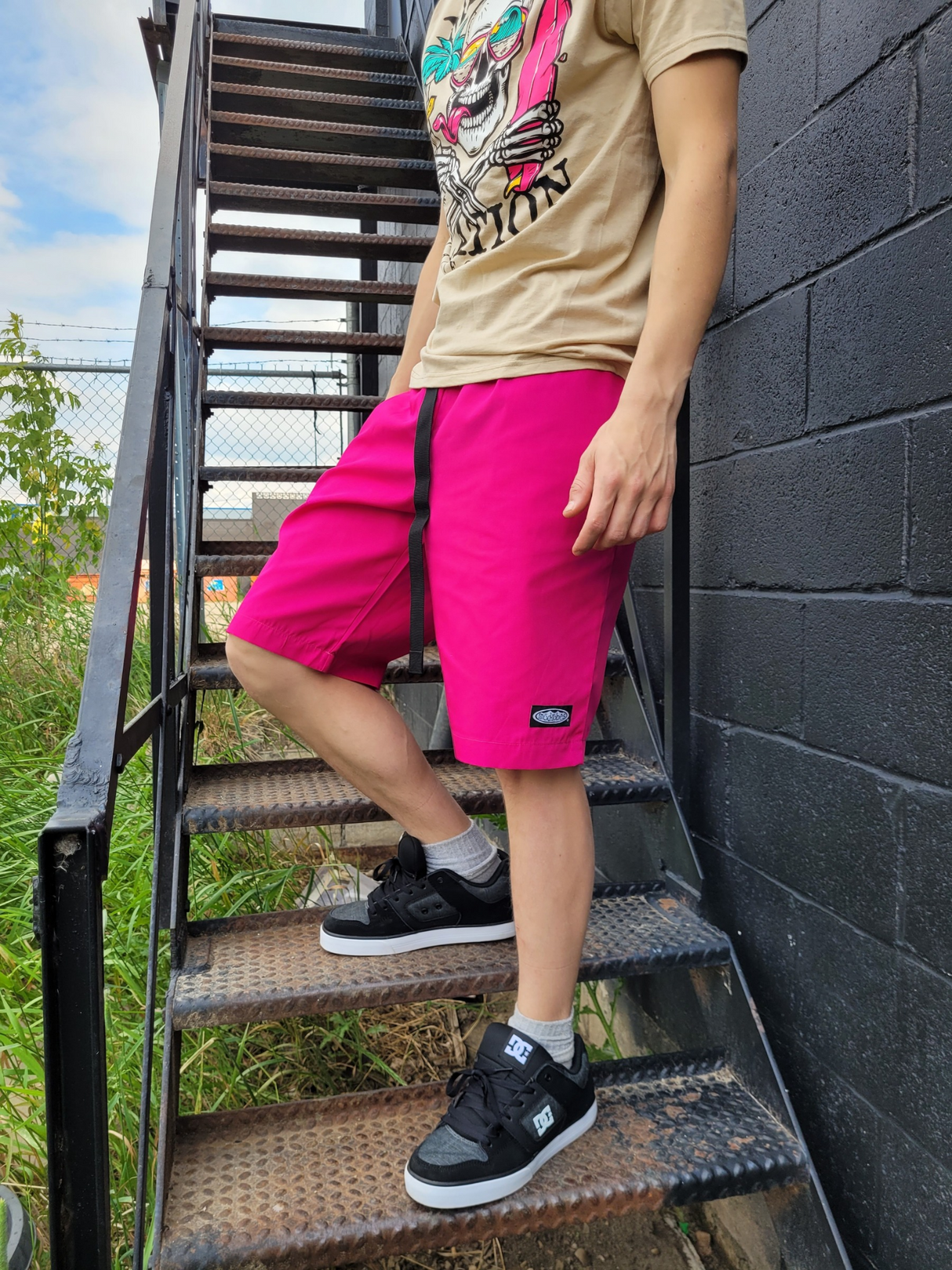 Fuchsia Pink Modrobes 22" Shorts