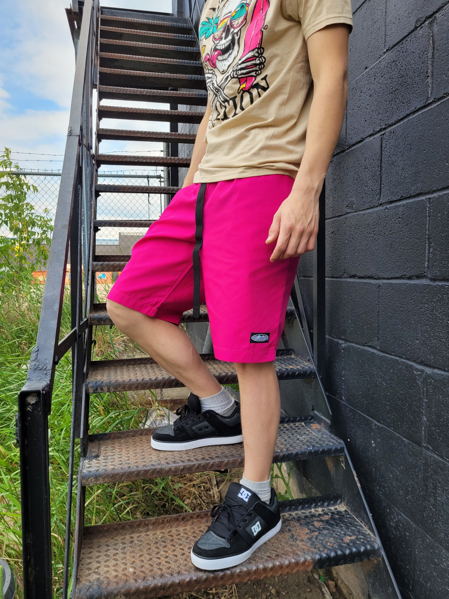 Fuchsia Pink Modrobes 22" Shorts