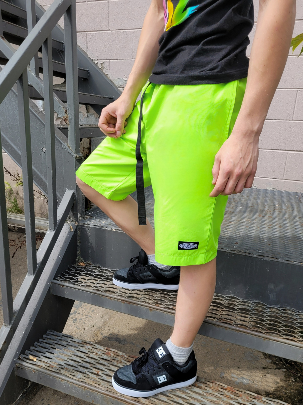 Lime Green Modrobes 22" Shorts