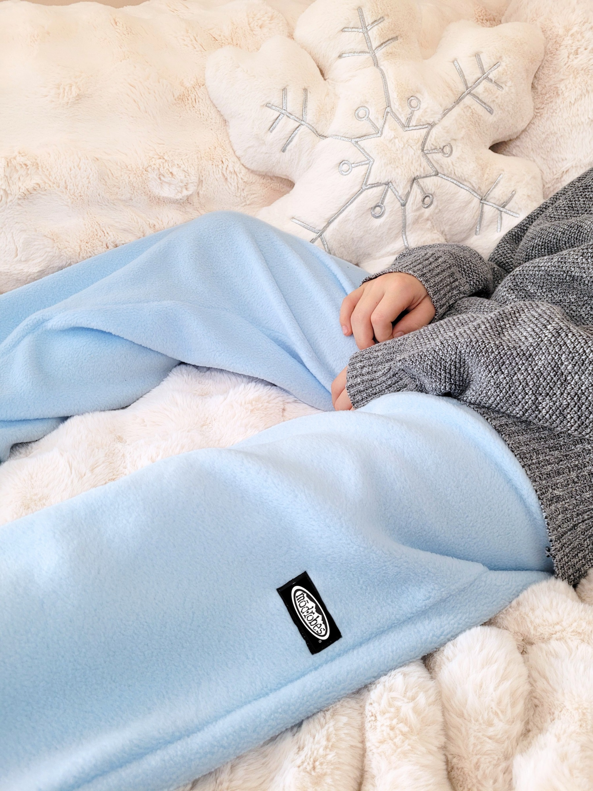 Kids Baby Blue Fleece Pants