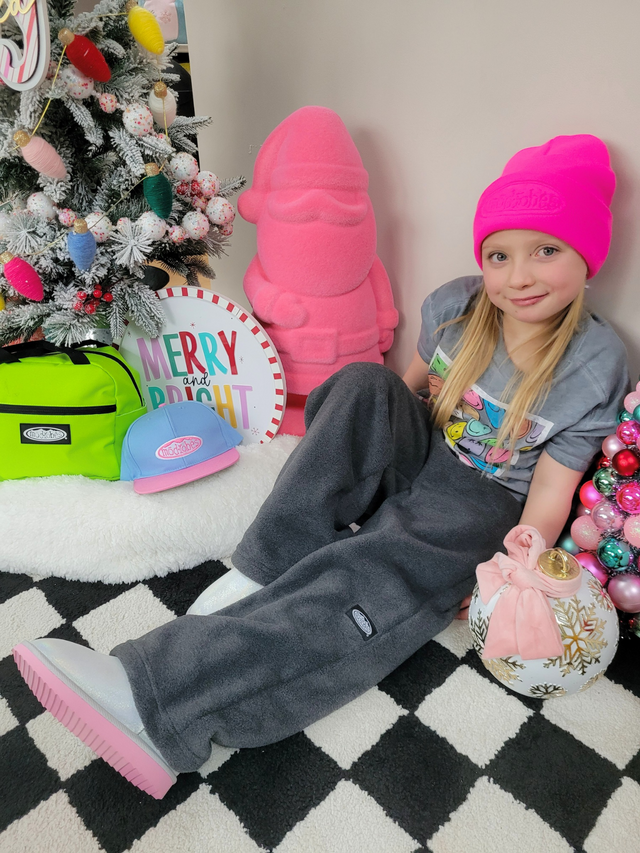 Kids Fleece Charcoal Grey image 0