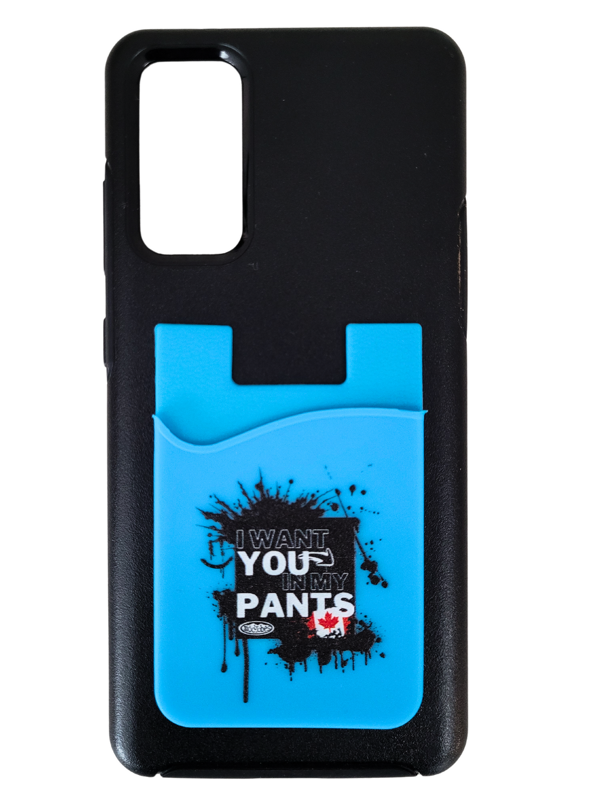Cardholder Splatter Design - Blue image