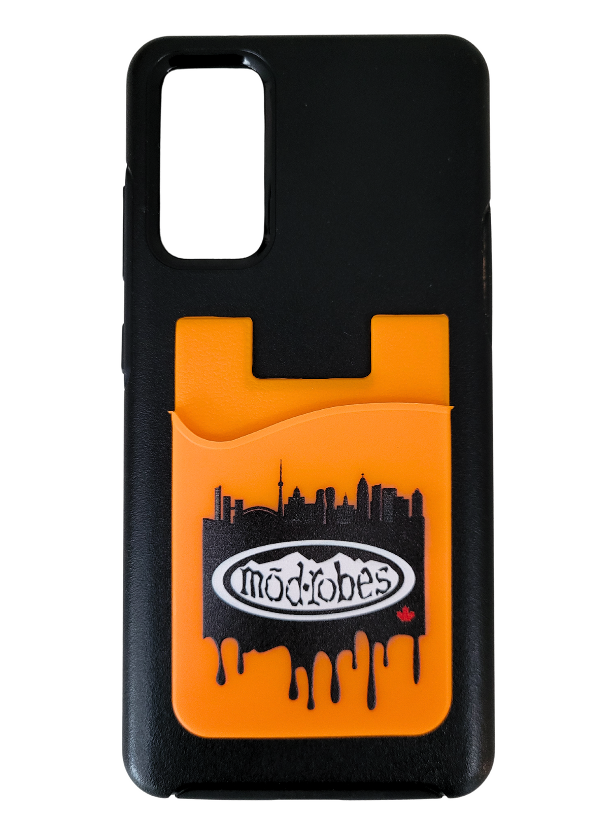 Cardholder Drip Design - Bright Orange image