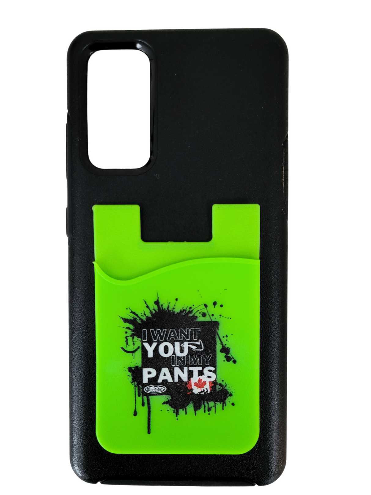 Cardholder Splatter Design - Emerald Green image