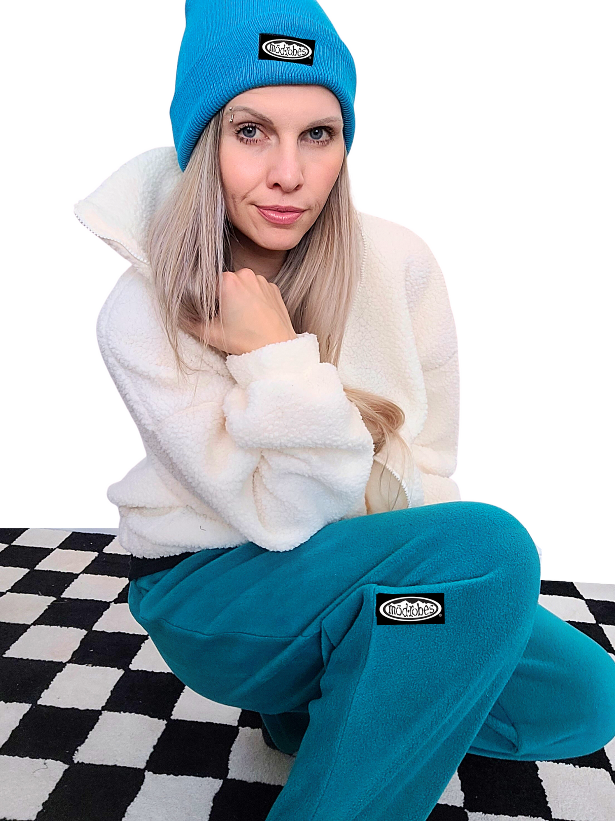 Adult Fleece Teal image 0