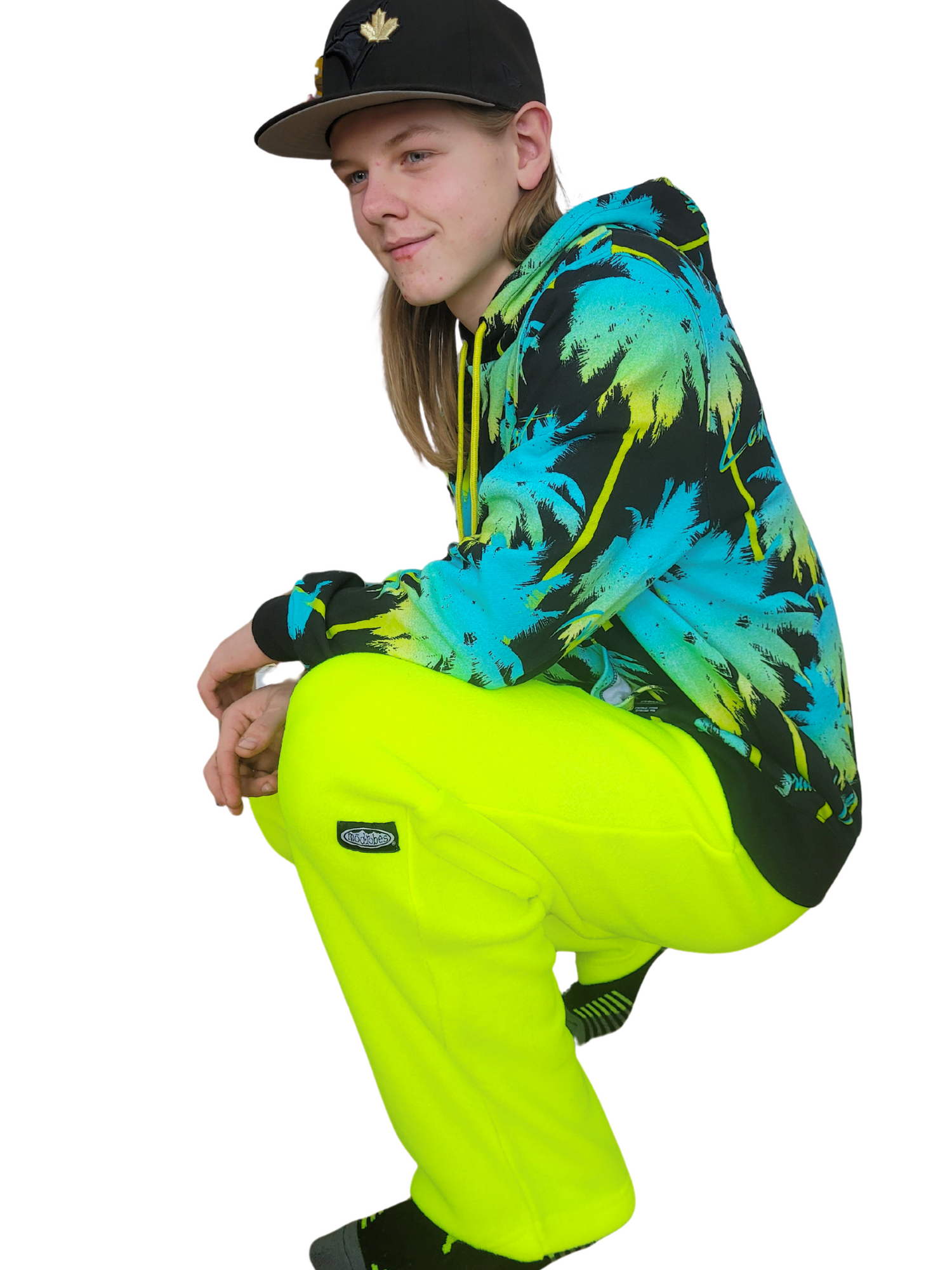 Adult Fleece Neon Yellow image 0