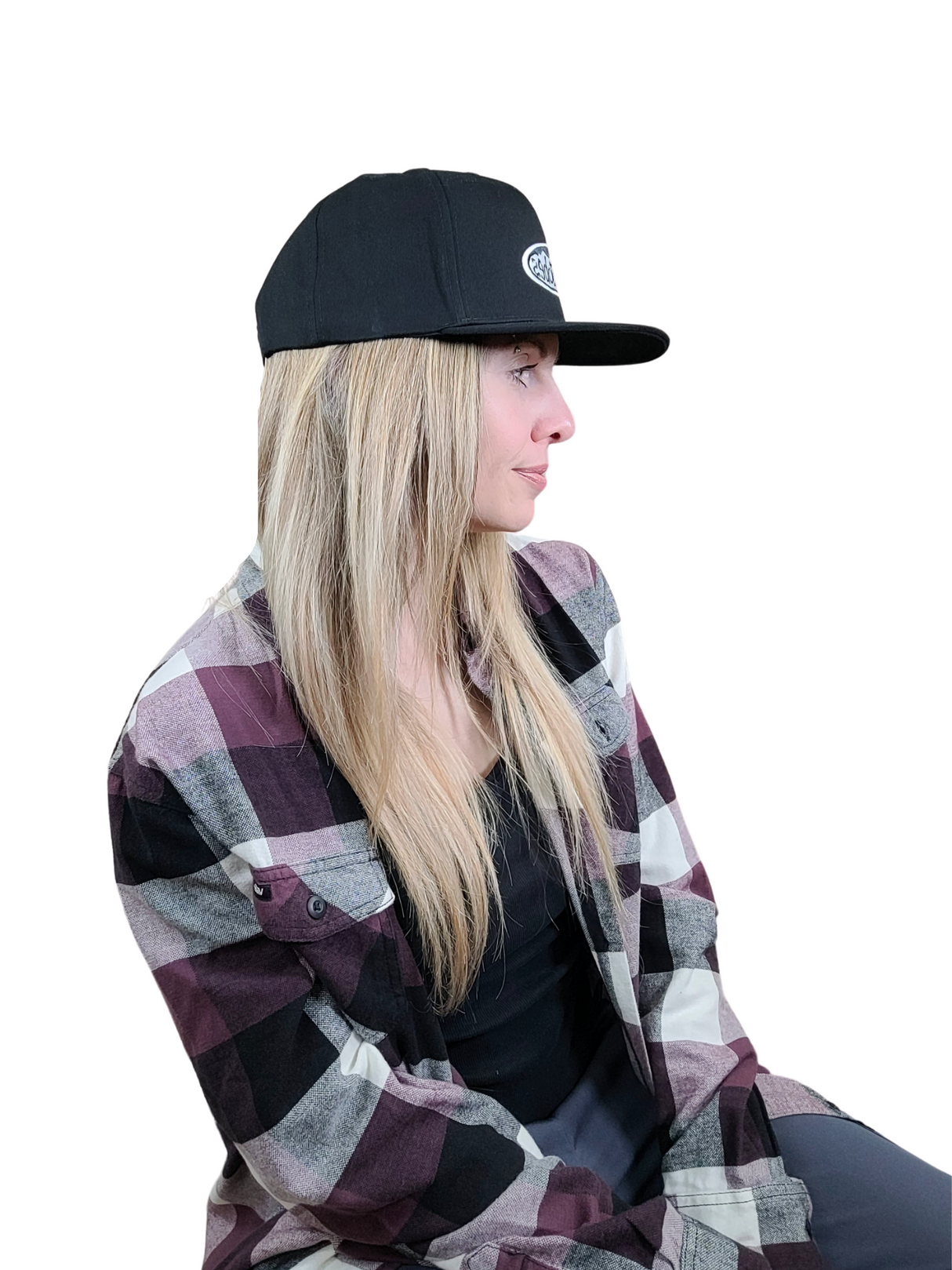 Classic Black Snapback image 2