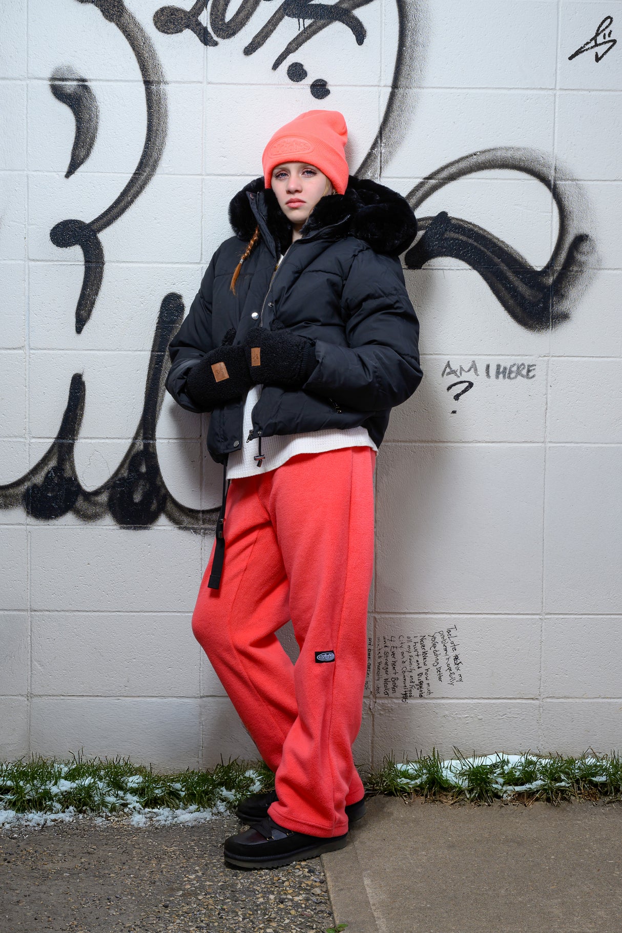 Adult Coral Fleece Pants