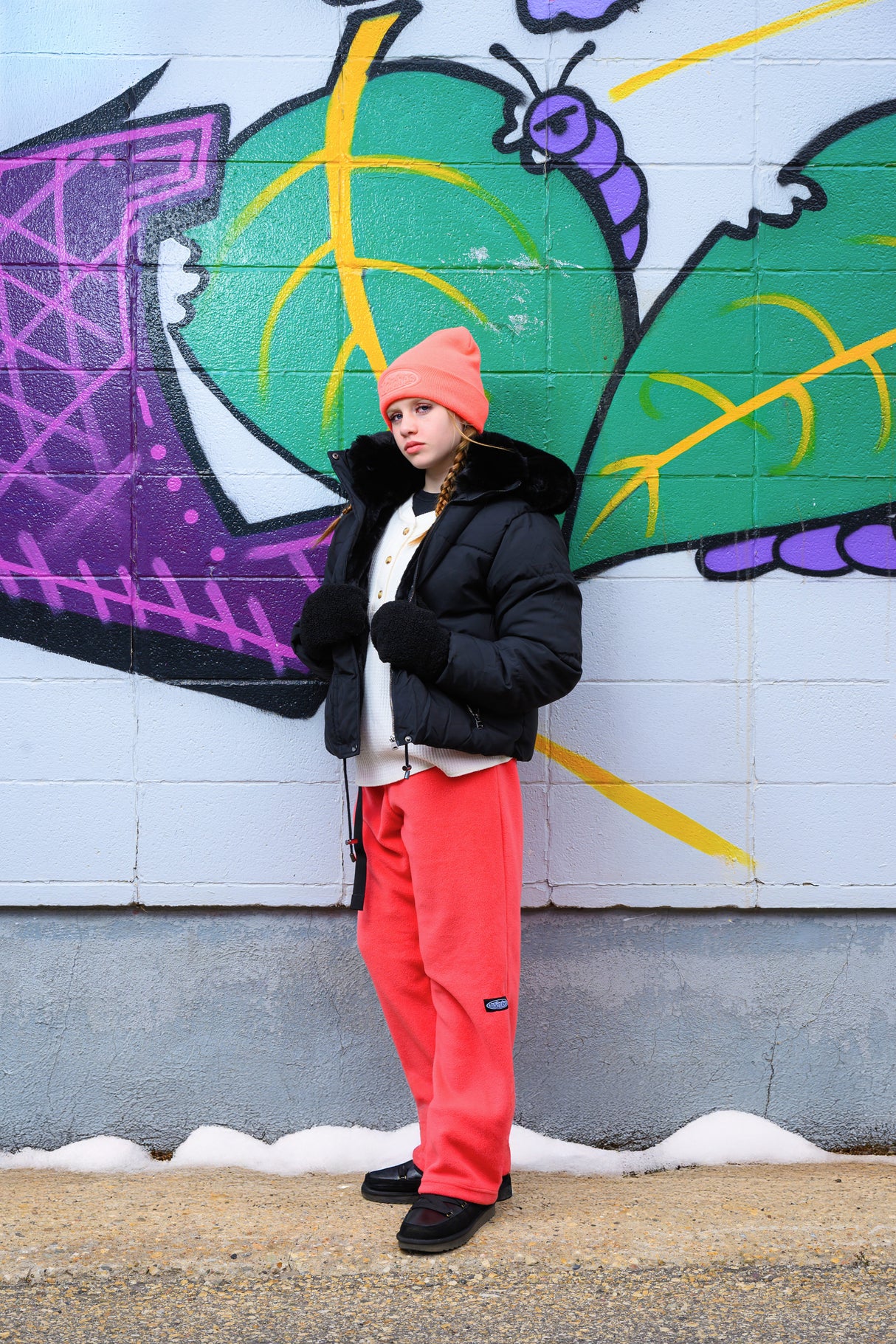 Adult Coral Fleece Pants