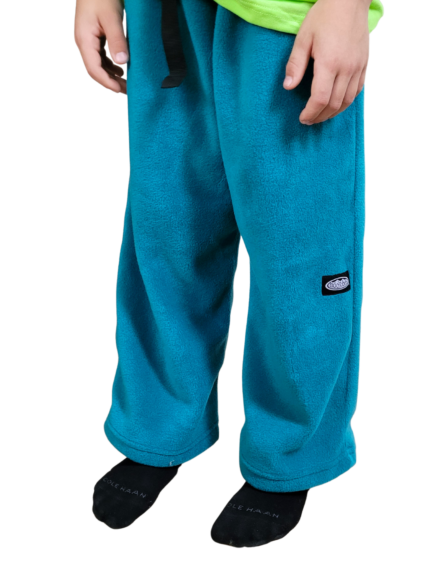Kids Teal Fleece Pants