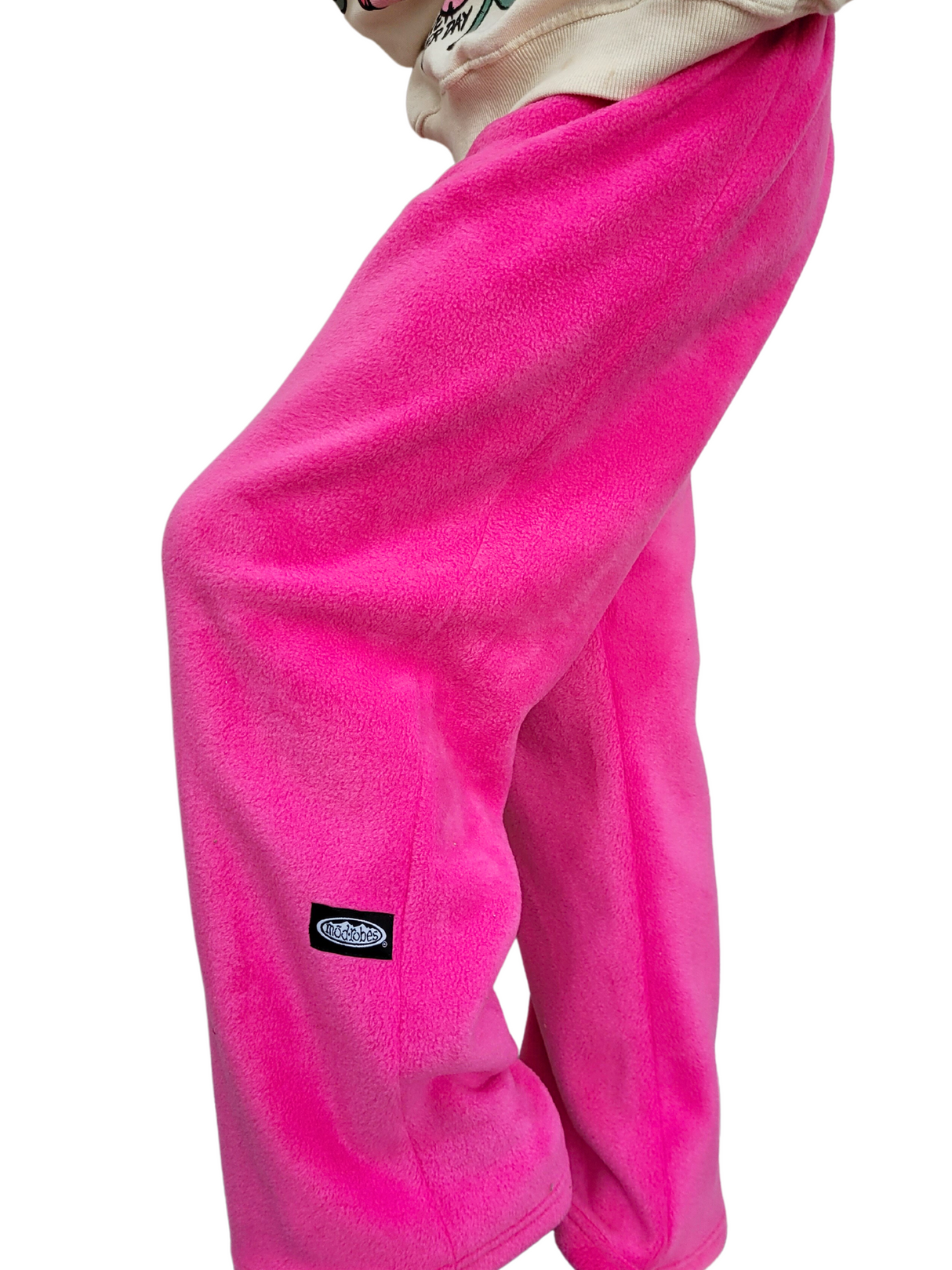 Kids Pink Fleece Pants
