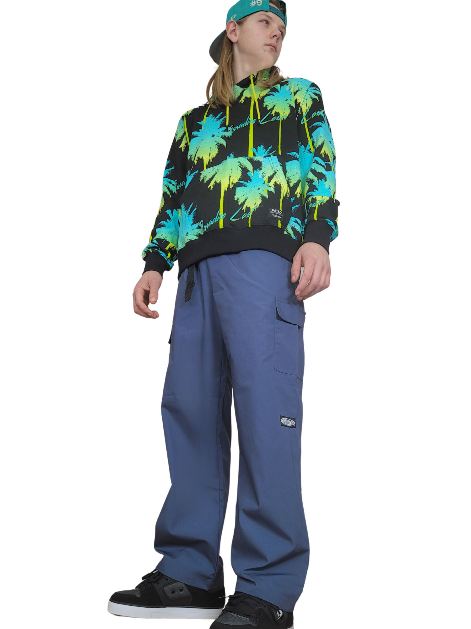 Adult Storm Blue Cargo Pants
