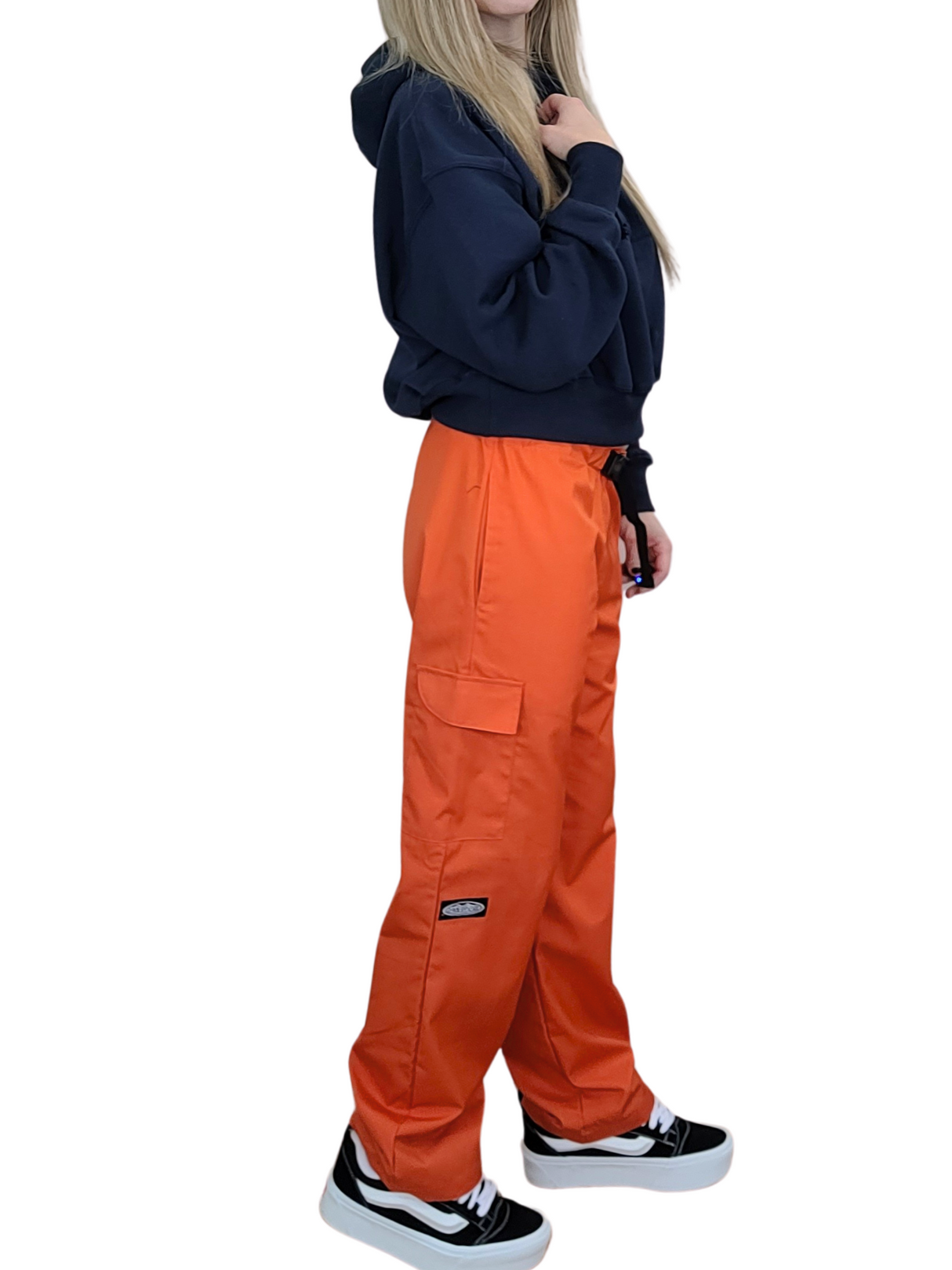 Adult Orange Cargo Pants