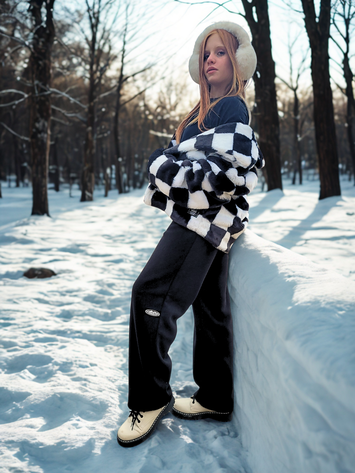 Adult Black Fleece Pants