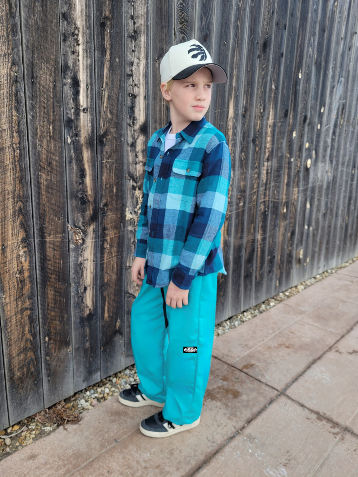 Kids Turquoise Lounge Pants