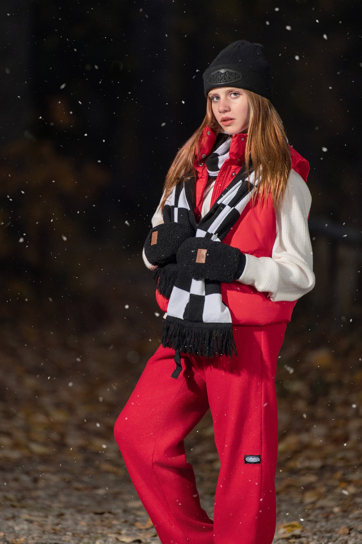 Adult Red Fleece Pants