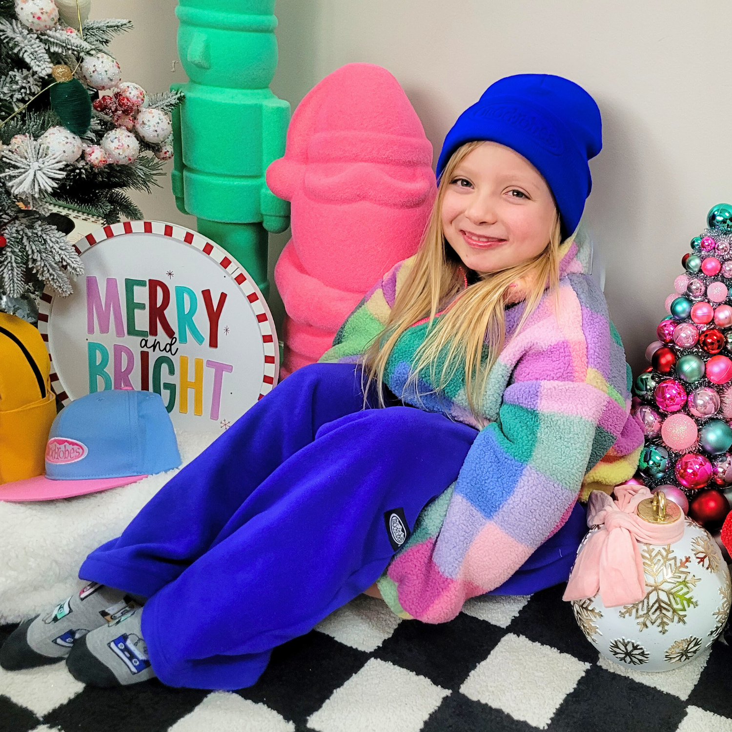 Kids Fleece Cobalt image 0