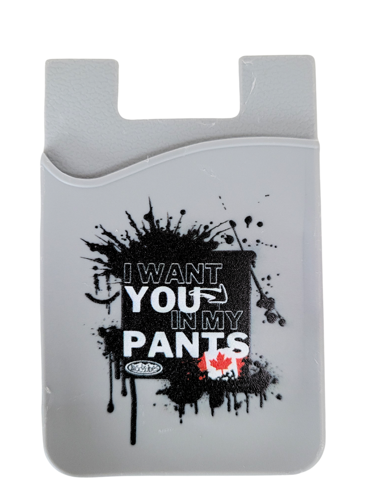 Cardholder Splatter Design - Grey image