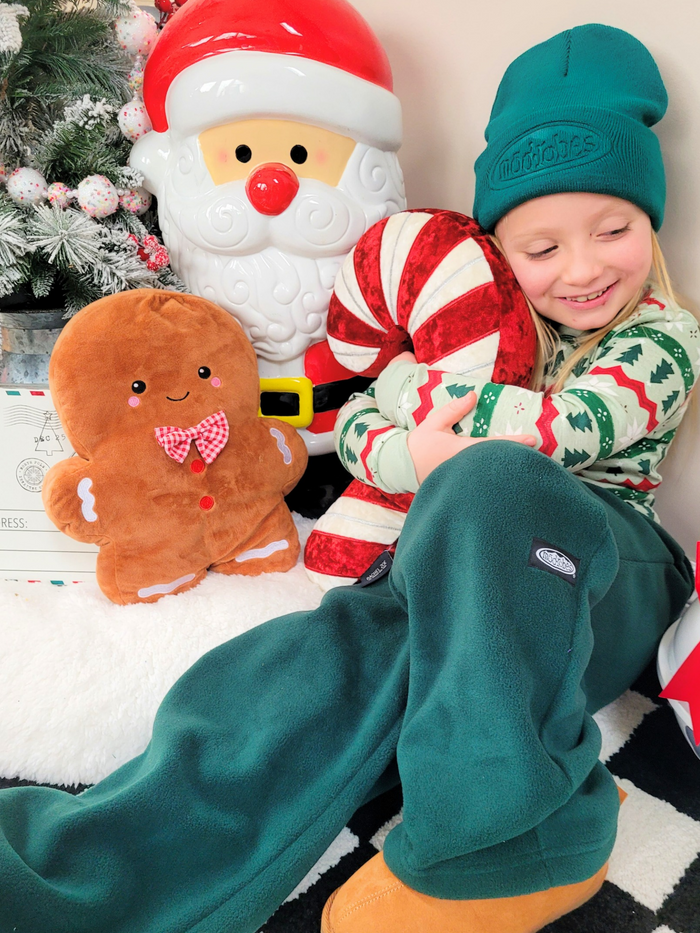 Kids Fleece Forest Green - Large image