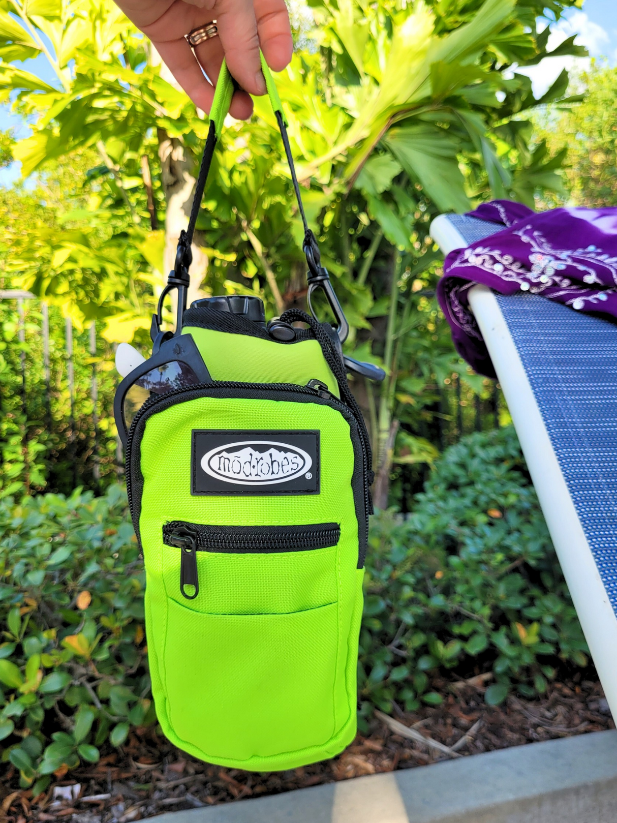 Green Water Bottle Bag image 1