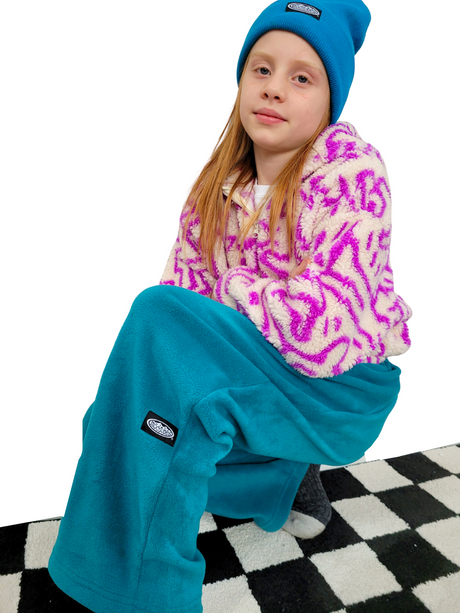Kids Fleece Teal image 0