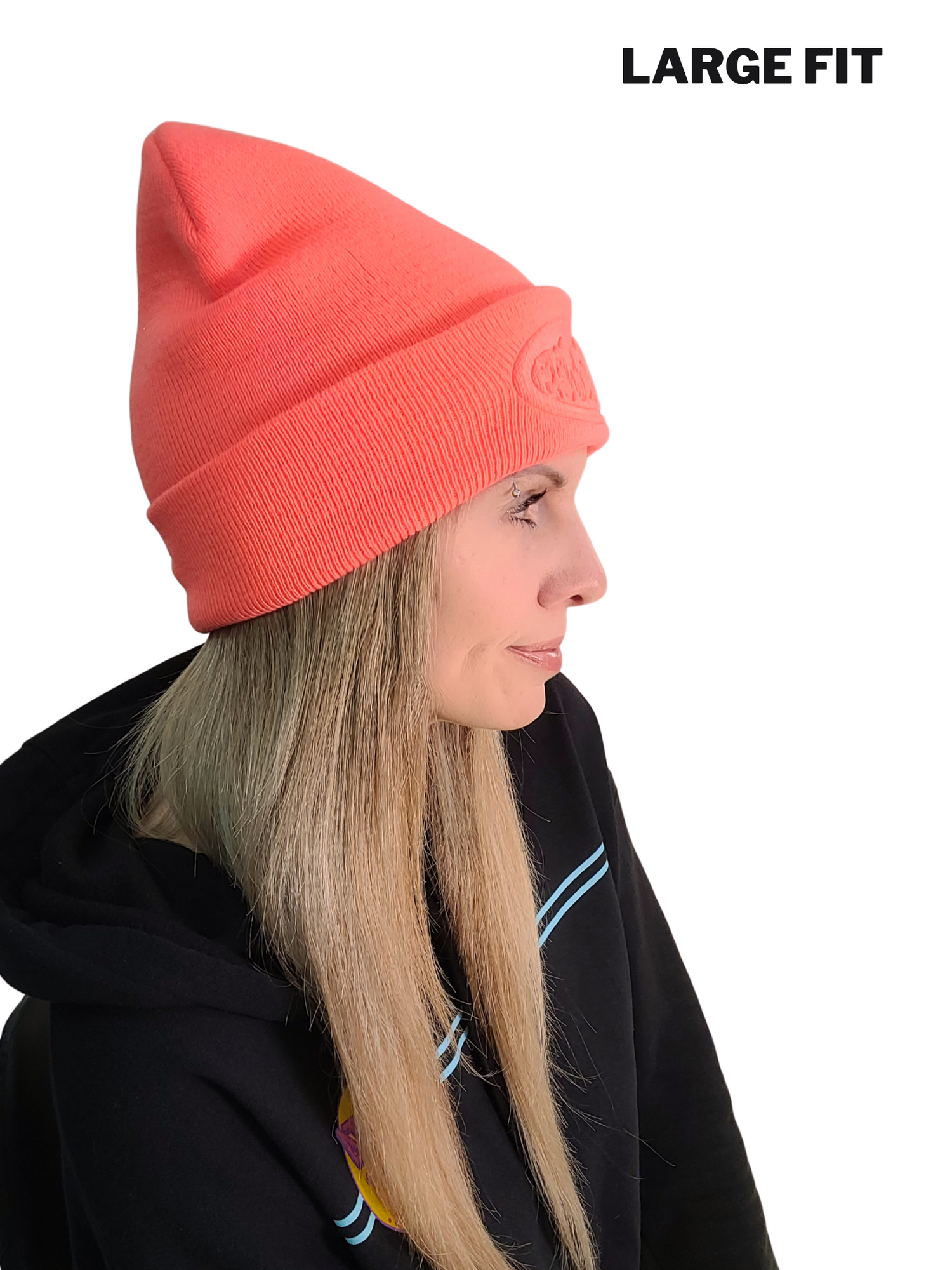 Vibrant Coral Toque