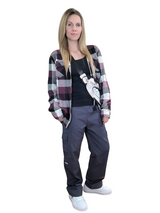 Adult Charcoal Grey Cargo Pants