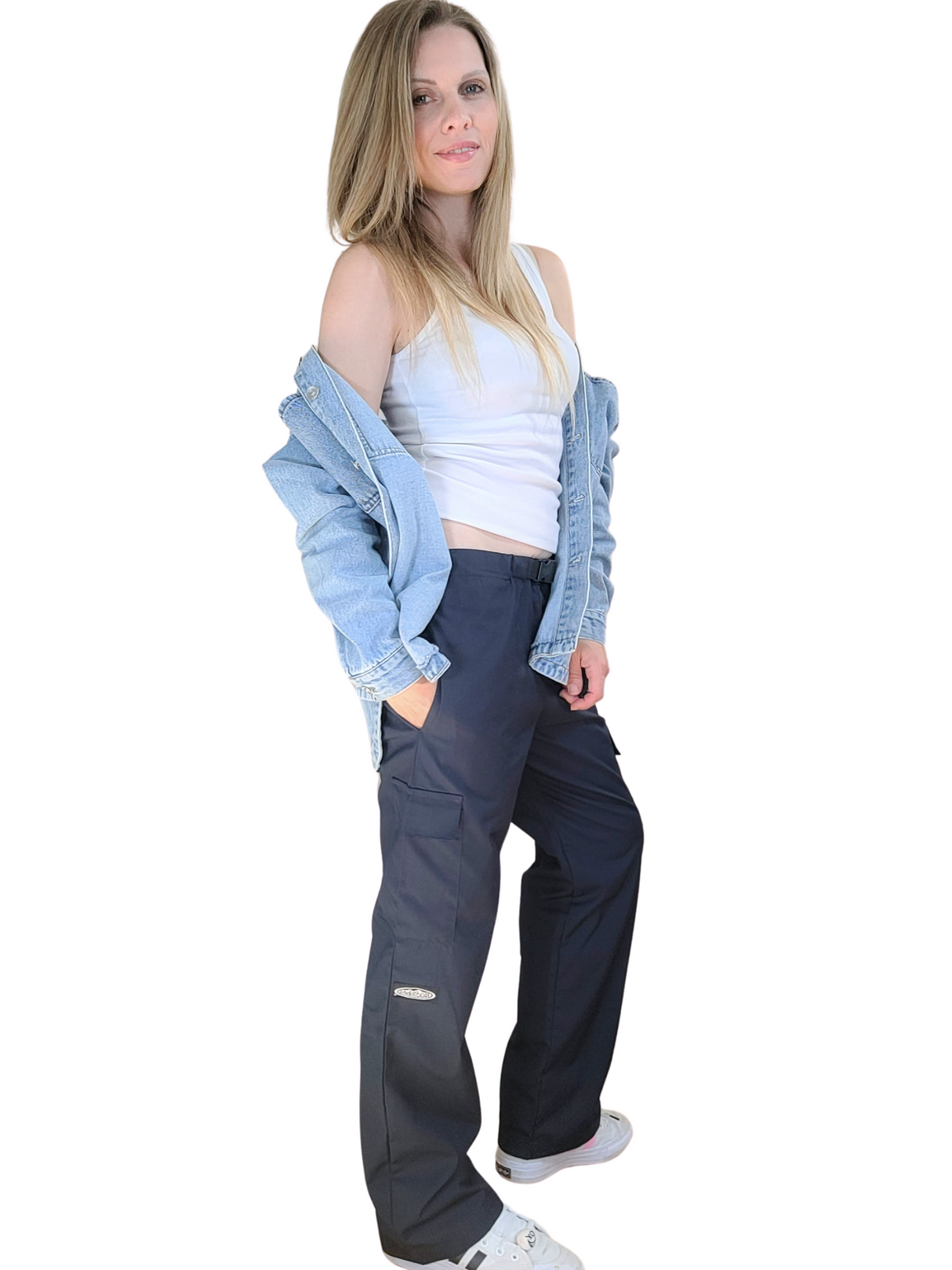 Adult Dark Navy Cargo Pants