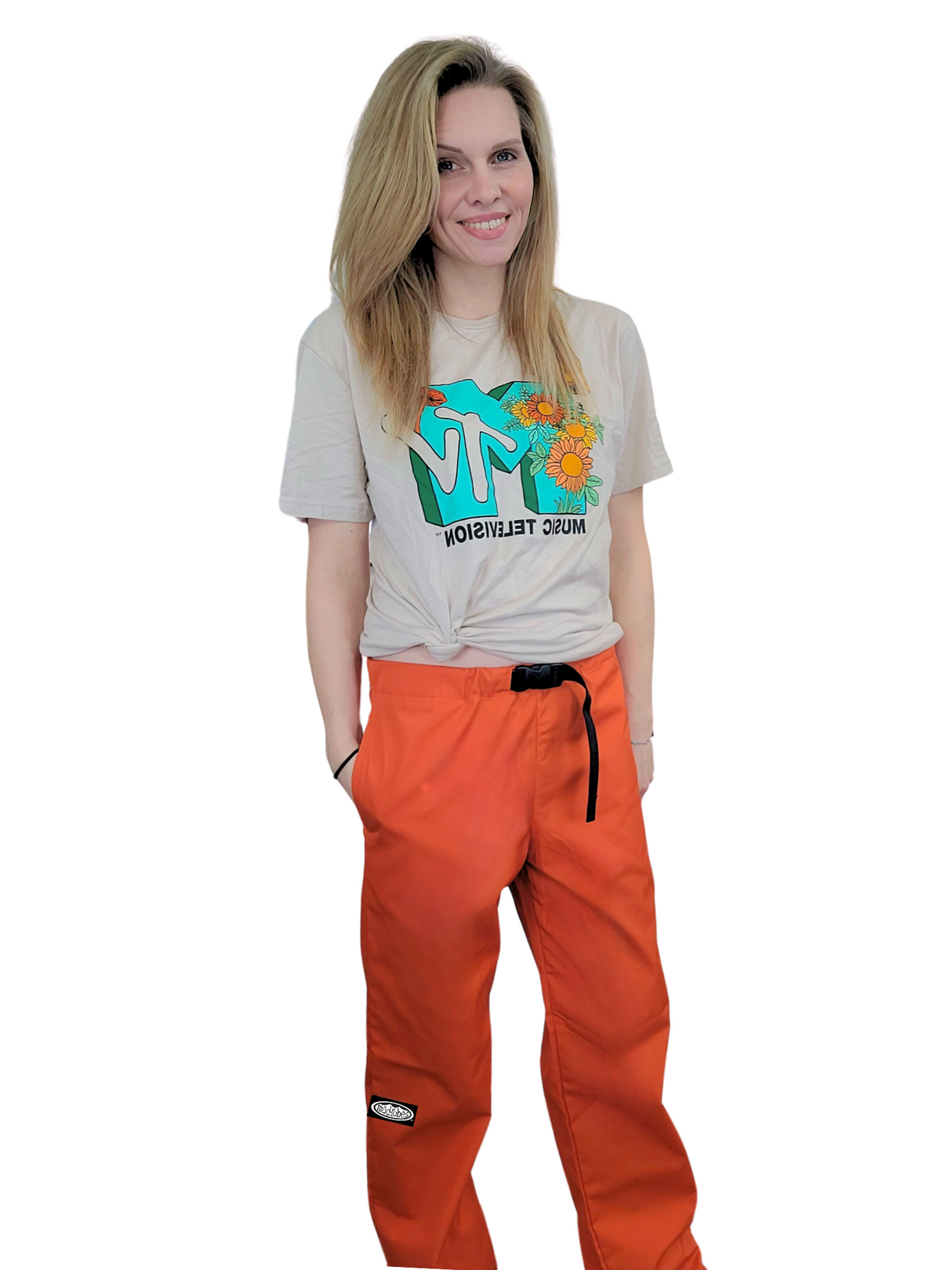 Adult Orange Original Lounge Pants + Side Pockets
