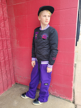 Kids Purple Lounge Pants