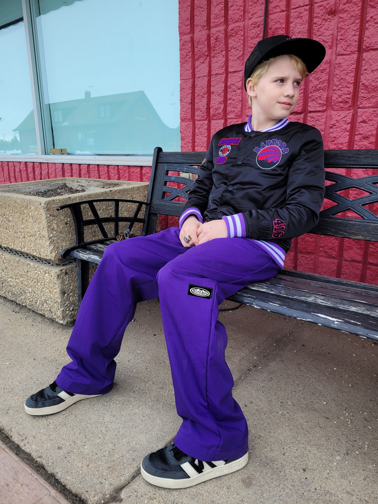 Kids Purple Lounge Pants