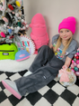 Kids Fleece Charcoal Grey image 0