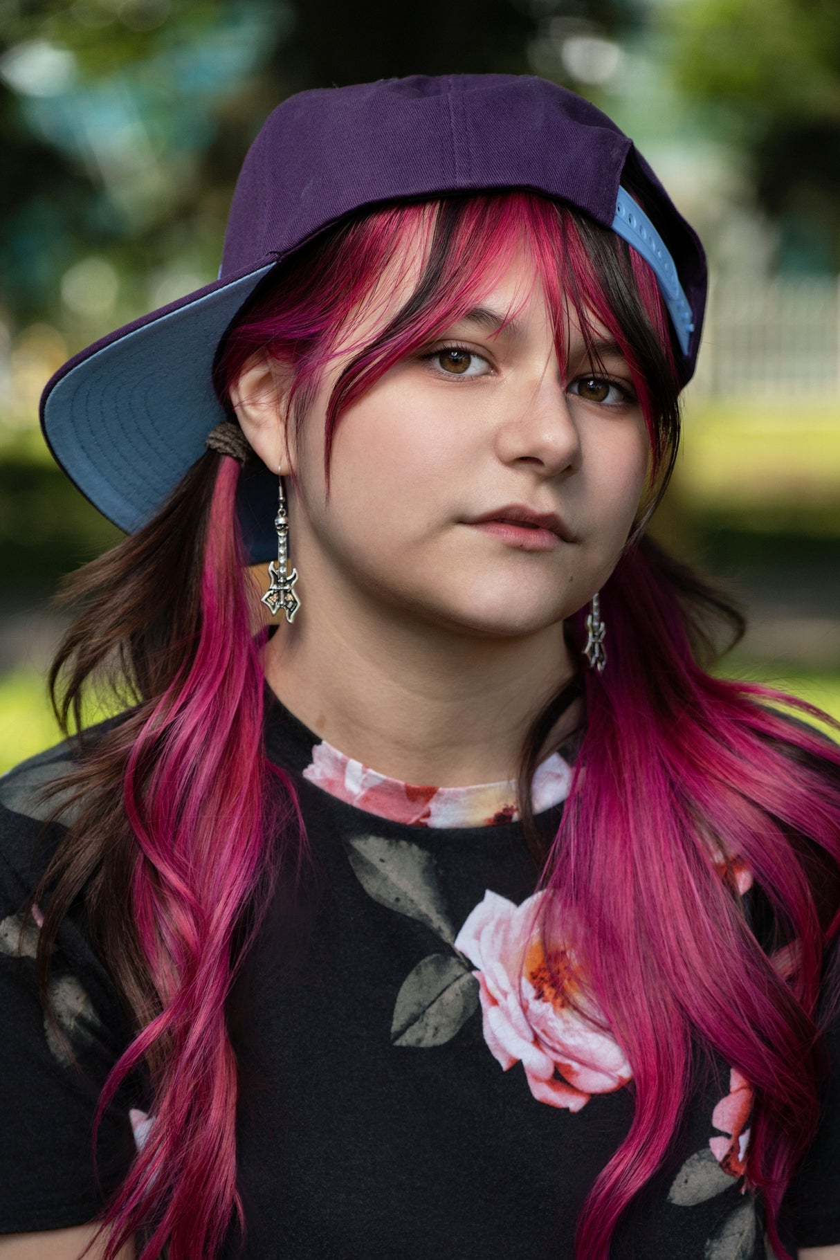 Purple Snapback