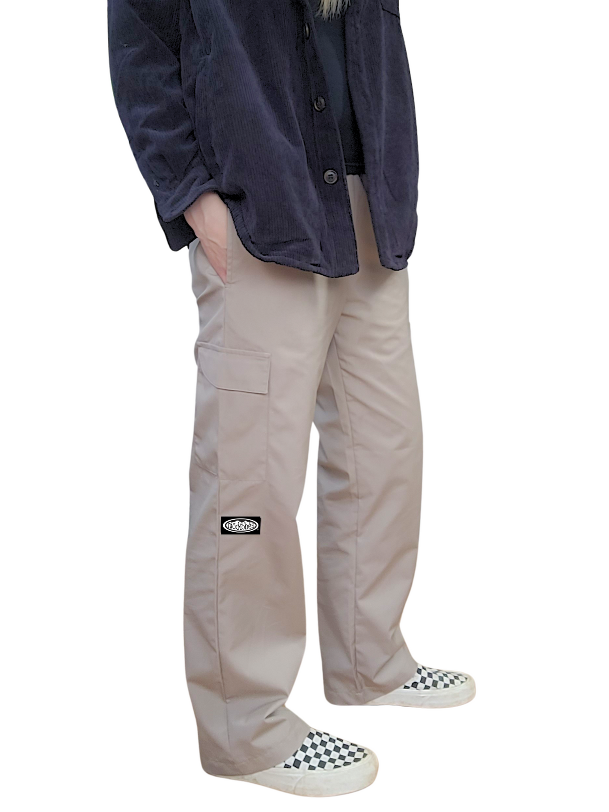 Adult Beige Cargo Pants