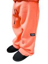 Kids Fuzzy Peach Fleece Pants