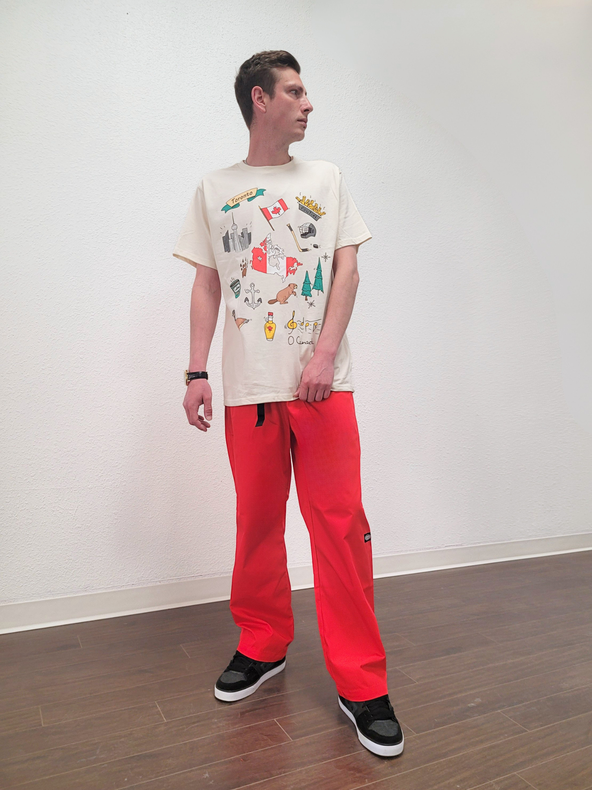 Adult Red Original Lounge Pants + Side Pockets
